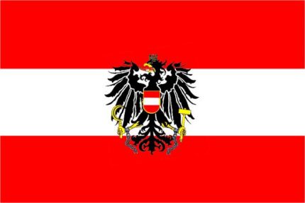 Bandiera Austria con Stemma