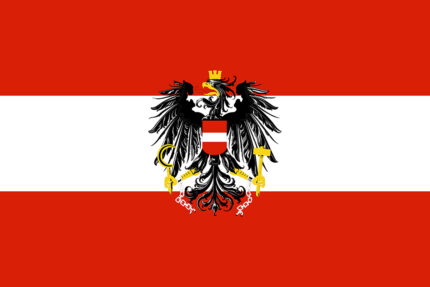 Bandiera Austria con Stemma
