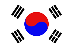 Bandiera Corea del Sud