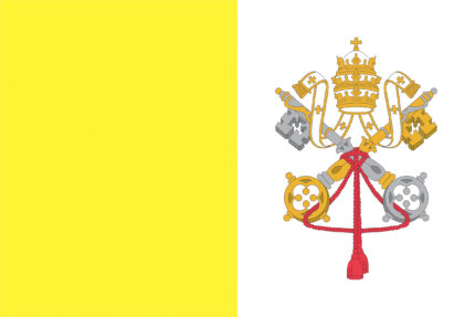 Bandiera dello Stato - Città del Vaticano - rettangolare