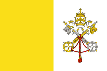 Bandiera dello Stato - Città del Vaticano - rettangolare