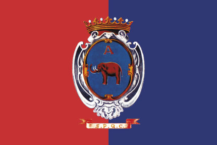 Bandiera Comune di Catania