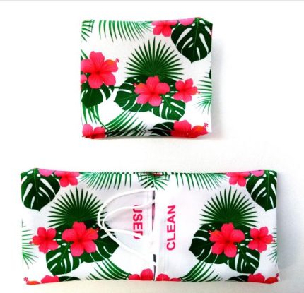 POCKET BAG FLOWERS - PORTA MASCHERINE