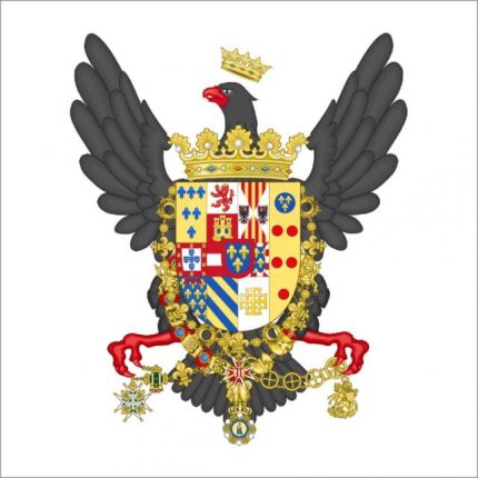 Stendardo Reale di Sicilia 1759-1816 versione quadrata