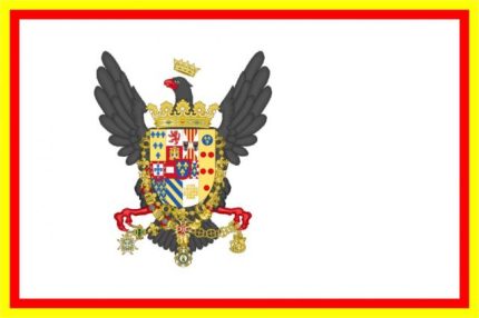 Stendardo Reale di Sicilia 1759-1816 variant