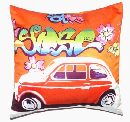 Marco Kooiman's 'Fiat Graffiti' cuscino