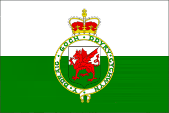 Bandiera Cymru, Wales, 1953-1959