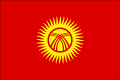 Bandiera Kyrgyzstan
