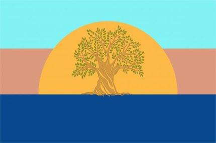La bandiera del Mediterraneo
