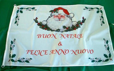 Bandiera "Buon Natale & Felice Anno Nuovo"