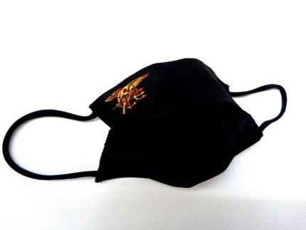 MASCHERINA 'NAVY SEALS 2' IN COTONE DOPPIO STRATO E POLIESTERE - APRIBILE - NON MEDICA - NON DPI