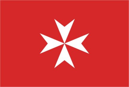 Bandiera di ordinanza S.M.O.M. Croce Ottagona