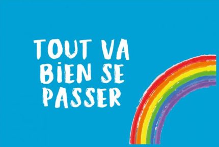 TOUT VA BIEN SE PASSER bandiera azzurra - variante