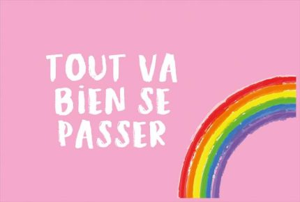 TOUT VA BIEN SE PASSER - bandiera azzurra - variante