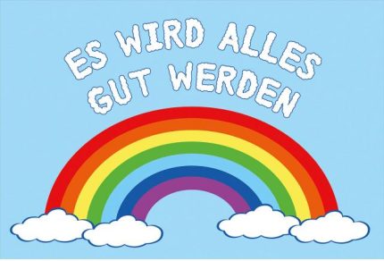ES WIRD ALLES GUT WERDEN bandiera azzurra