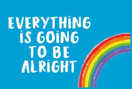 EVERYTHING IS GOING TO BE ALRIGHT bandiera azzurra variante