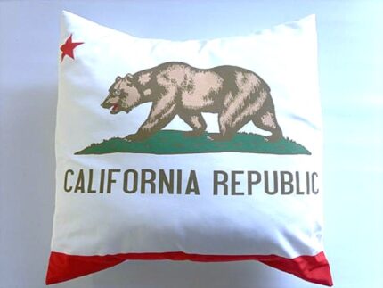 Cuscino cm. 65x65 "Stato della California"
