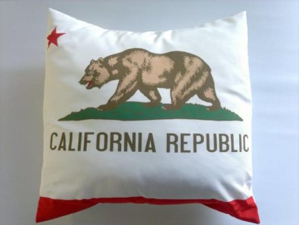 Cuscino cm. 65x65 "Stato della California"