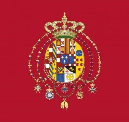 Regno delle Due Sicilie - Stendardo Reale - versione quadrata