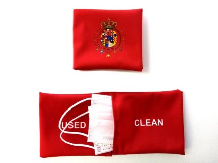 POCKET BAG REGNO DELLE DUE SICILIE - STENDARDO REALE - PORTA MASCHERINE
