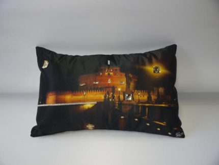 CUSCINO DI ROMA #4: Castel Sant'Angelo al chiaro di luna