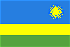 Bandiera Rwanda - Ruanda