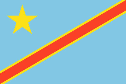Bandiera Repubblica Democratica del Congo