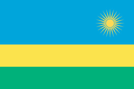 Bandiera Rwanda - Ruanda