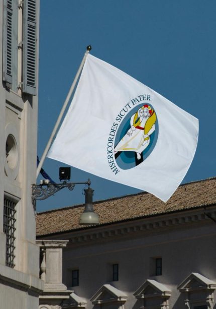 BANDIERA DA ESTERNO - GIUBILEO DELLA MISERICORDIA - UFFICIALE