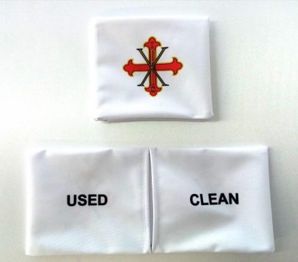 POCKET BAG SACRO MILITARE ORDINE COSTANTINIANO DI SAN GIORGIO - PORTA MASCHERINE BIANCO