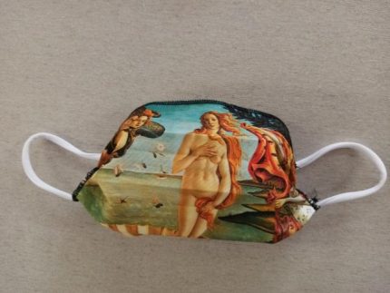MASCHERINA VENERE IN COTONE DOPPIO STRATO E POLIESTERE - APRIBILE - NON MEDICA - NON DPI