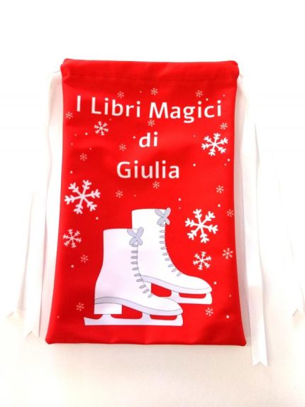 BOOK BAG WINTER PORTA LIBRI PERSONALIZZATO