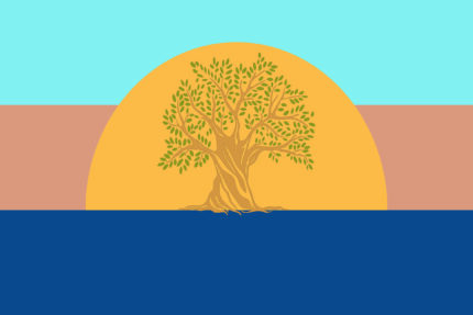 La bandiera del Mediterraneo