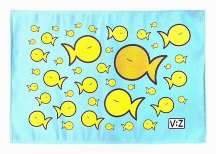 TOVAGLIETTA 'FISH & FISHES' CELESTE