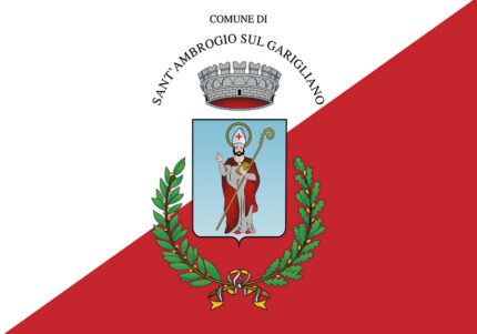 Bandiera Comune di Sant'Ambrogio sul Garigliano